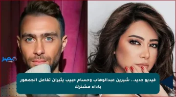 فيديو جديد.. شيرين عبدالوهاب وحسام حبيب يثيران تفاعل الجمهور بأداء مشترك
